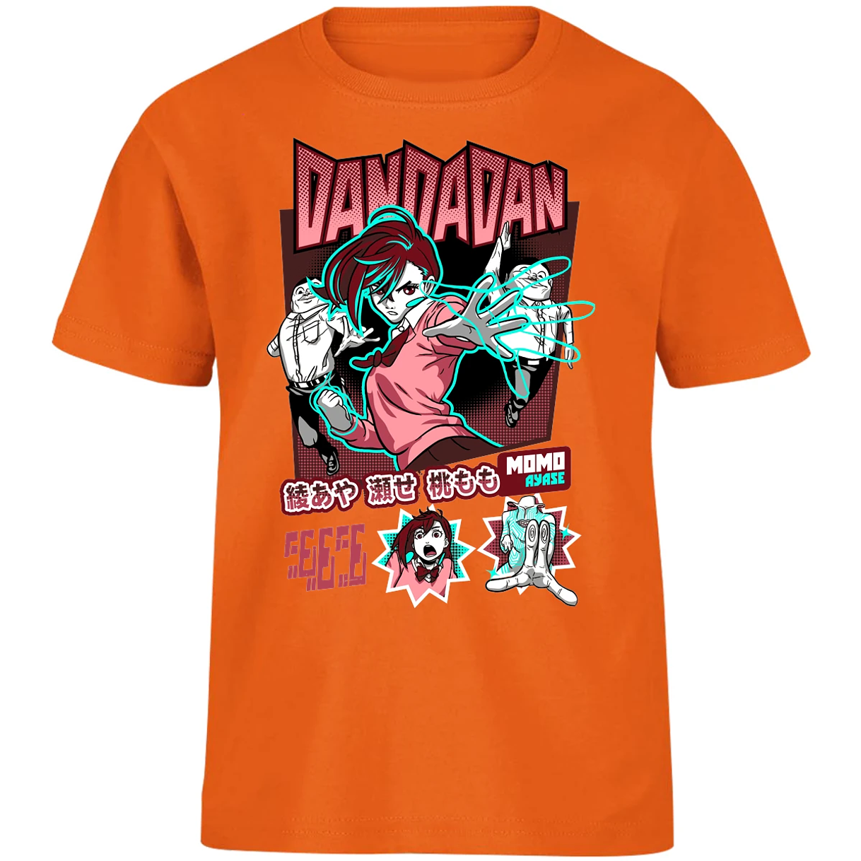 Playera Dandadan Dandadan Momo Vs Aliens para Niño 3