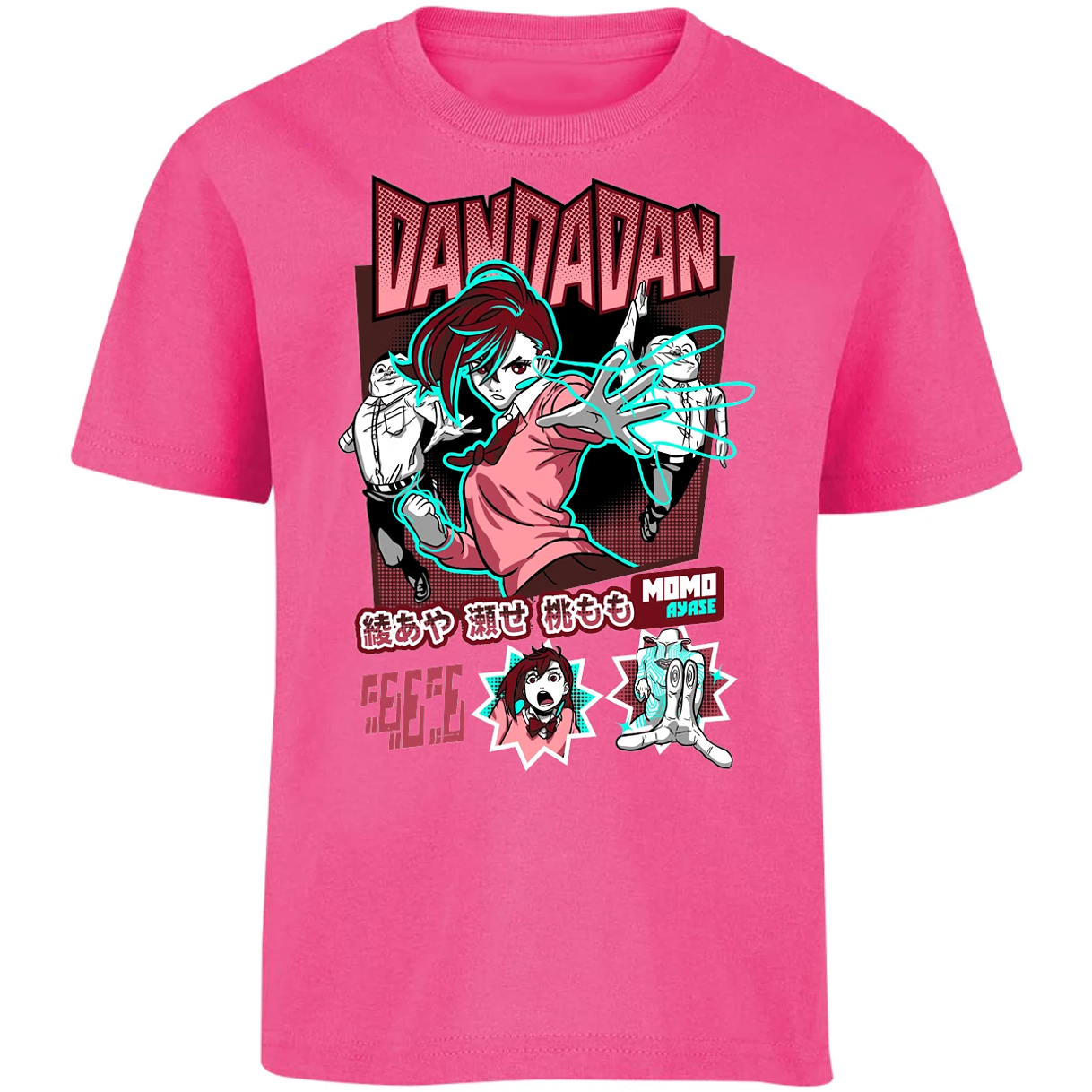 Playera Dandadan Dandadan Momo Vs Aliens para Niño 12