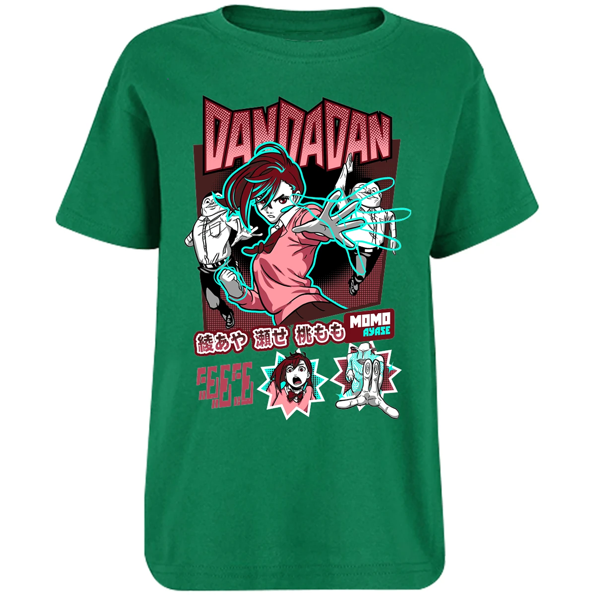 Playera Dandadan Dandadan Momo Vs Aliens para Niño 13