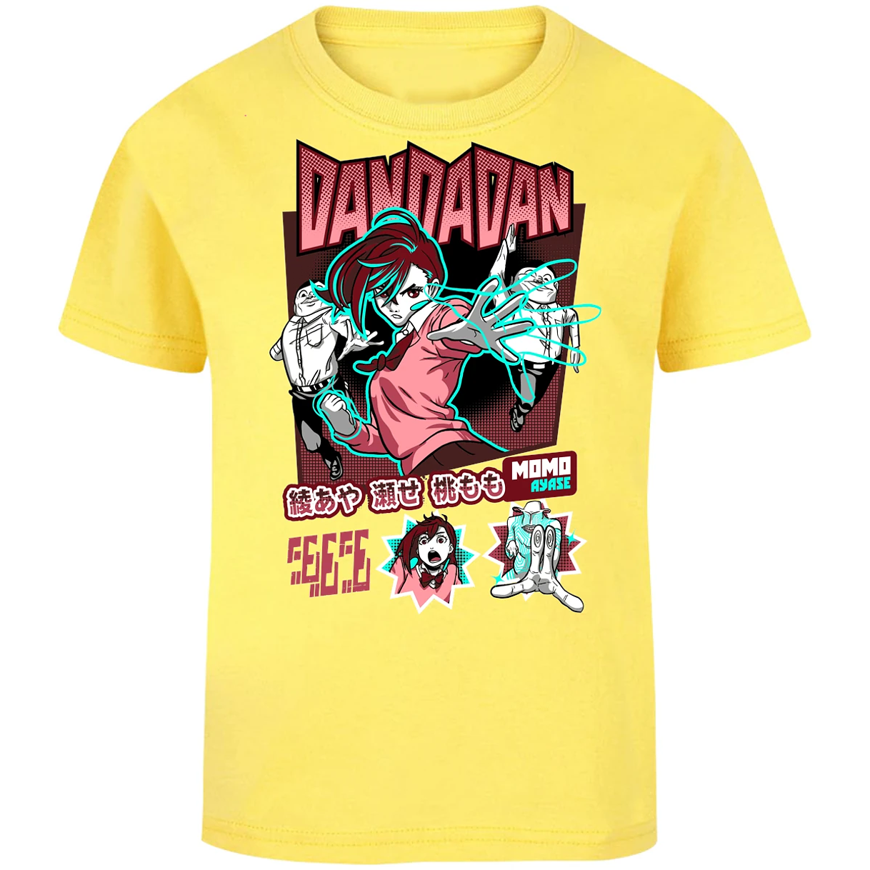 Playera Dandadan Dandadan Momo Vs Aliens para Niño 14