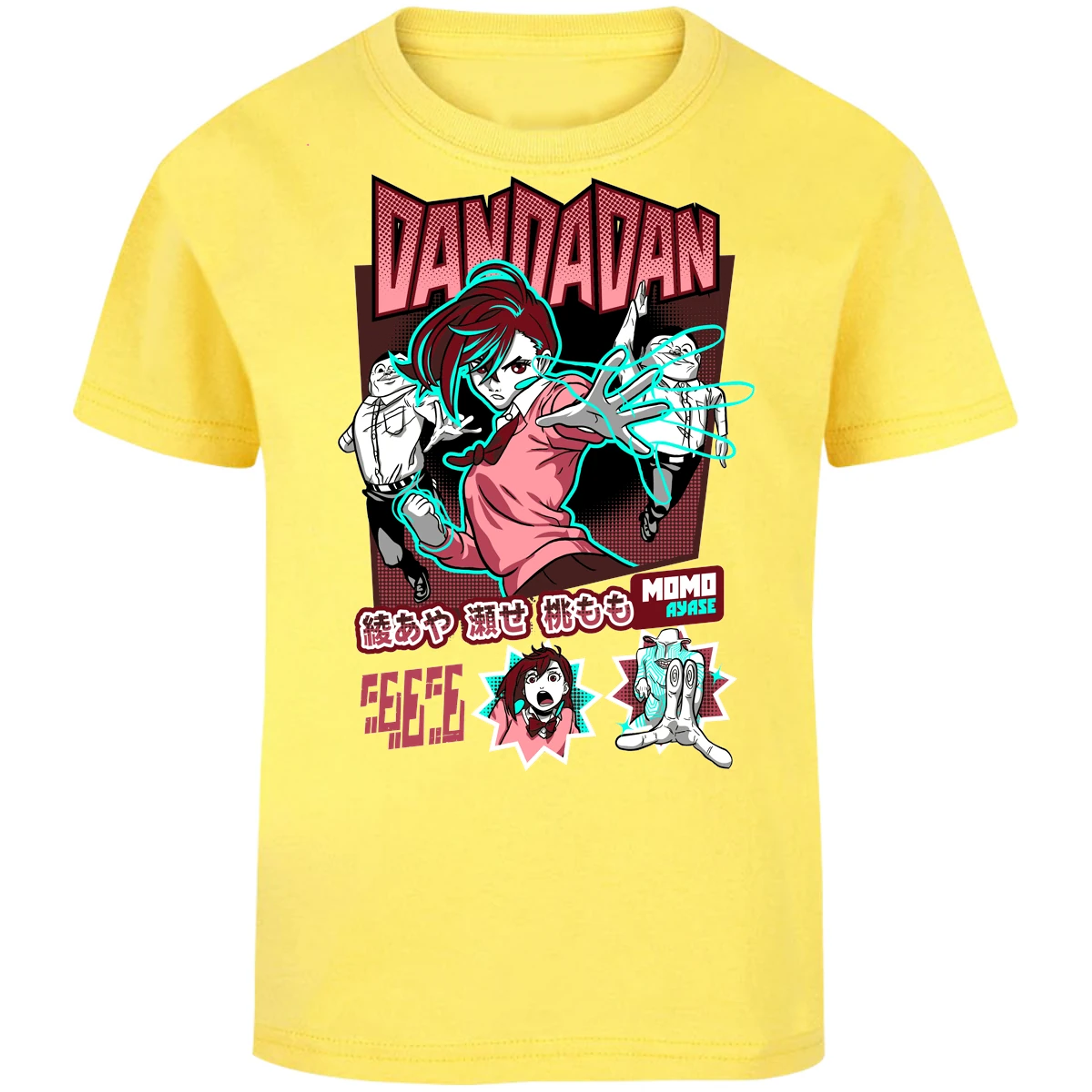 Playera Dandadan Dandadan Momo Vs Aliens para Niño 14