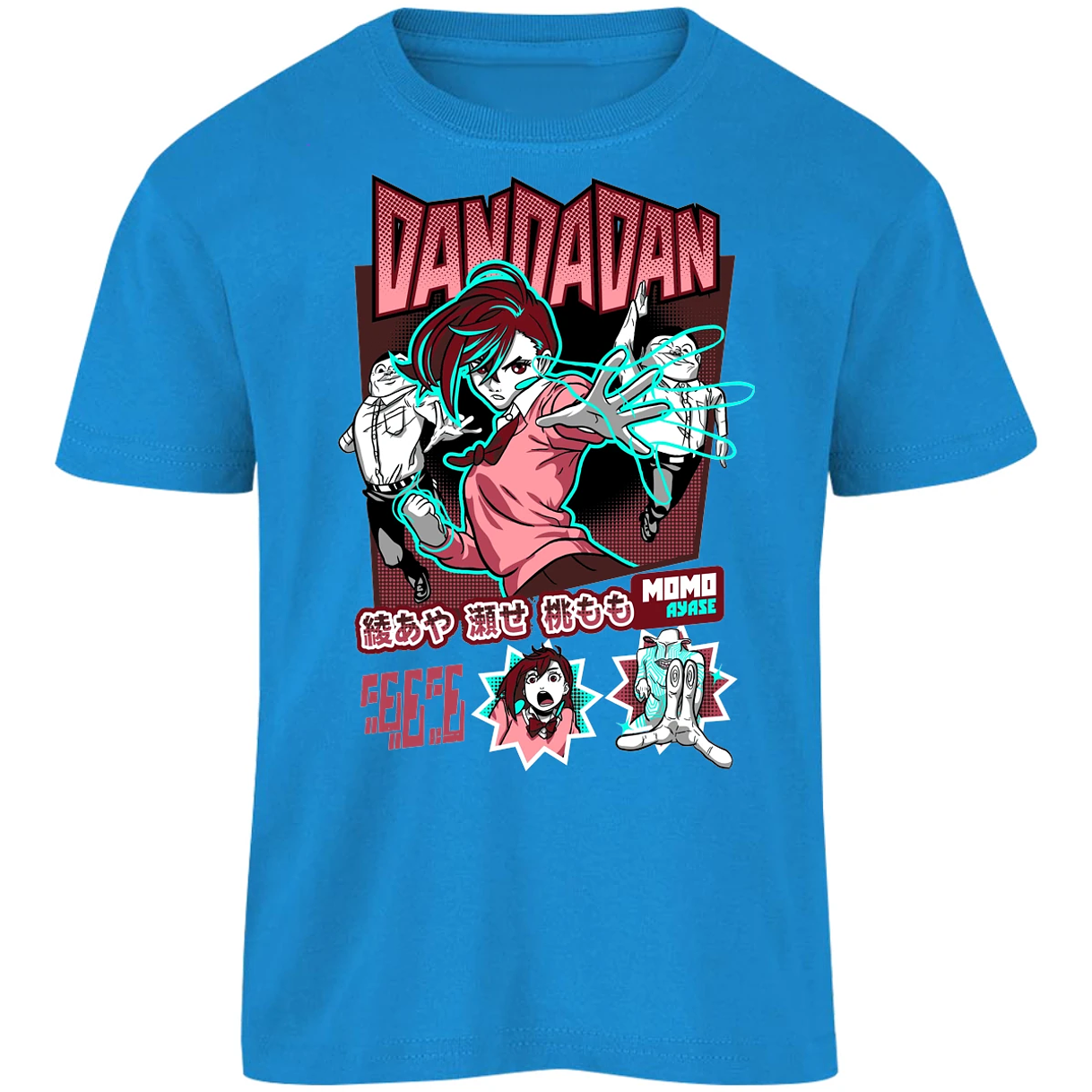 Playera Dandadan Dandadan Momo Vs Aliens para Niño 15