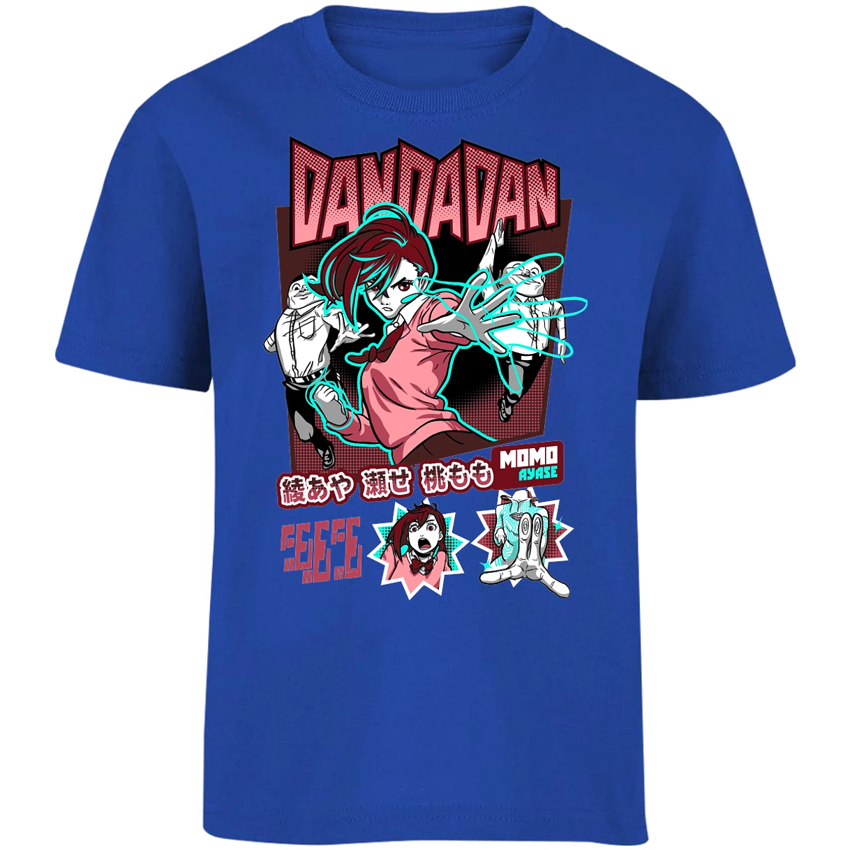 Playera Dandadan Dandadan Momo Vs Aliens para Niño 16