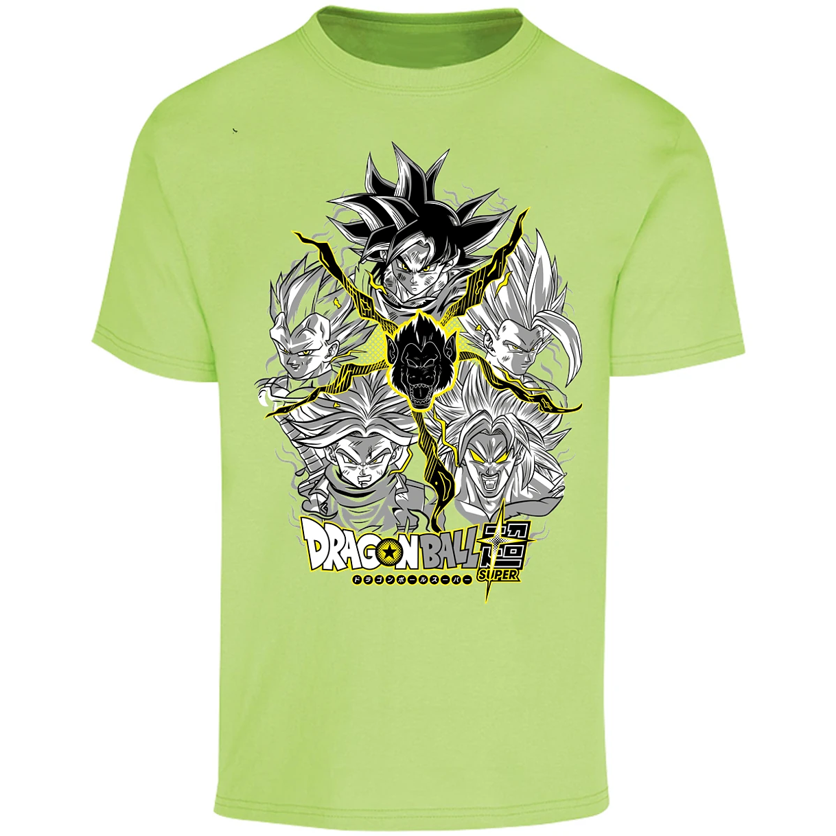 Playera Dragon Ball Saiyans para Adulto 1