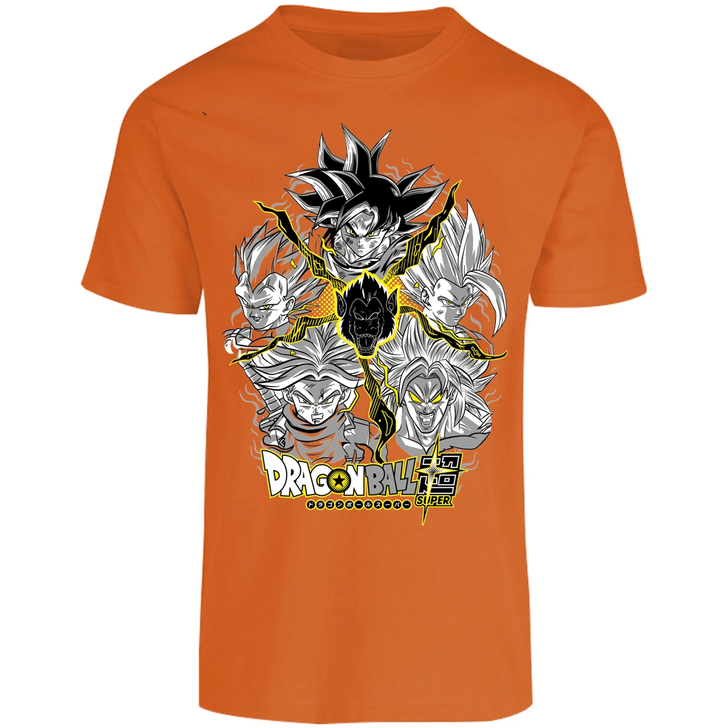 Playera Dragon Ball Saiyans para Adulto 3