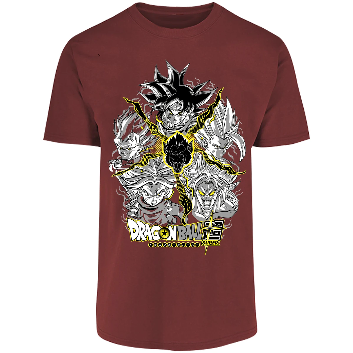 Playera Dragon Ball Saiyans para Adulto 13