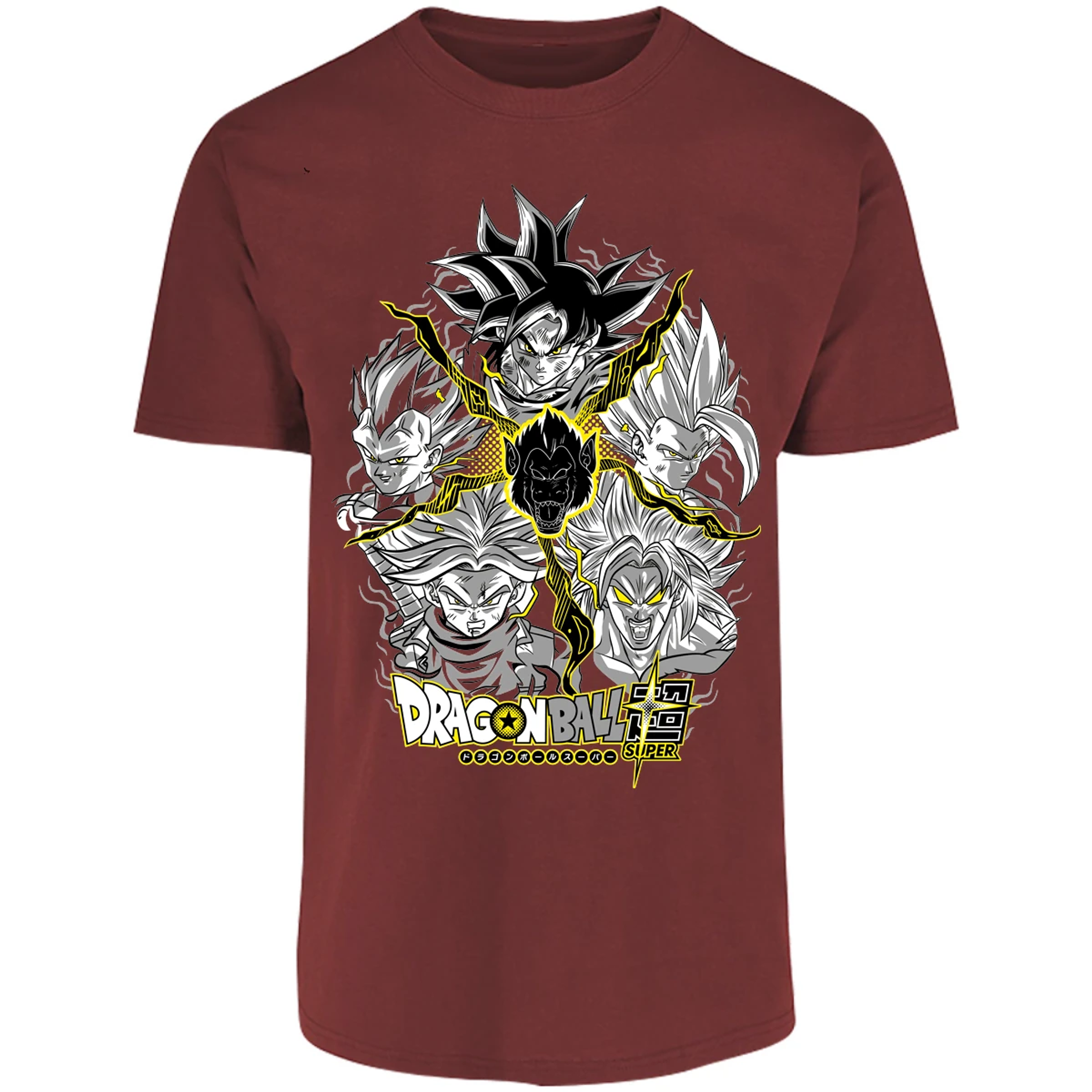 Playera Dragon Ball Saiyans para Adulto 13