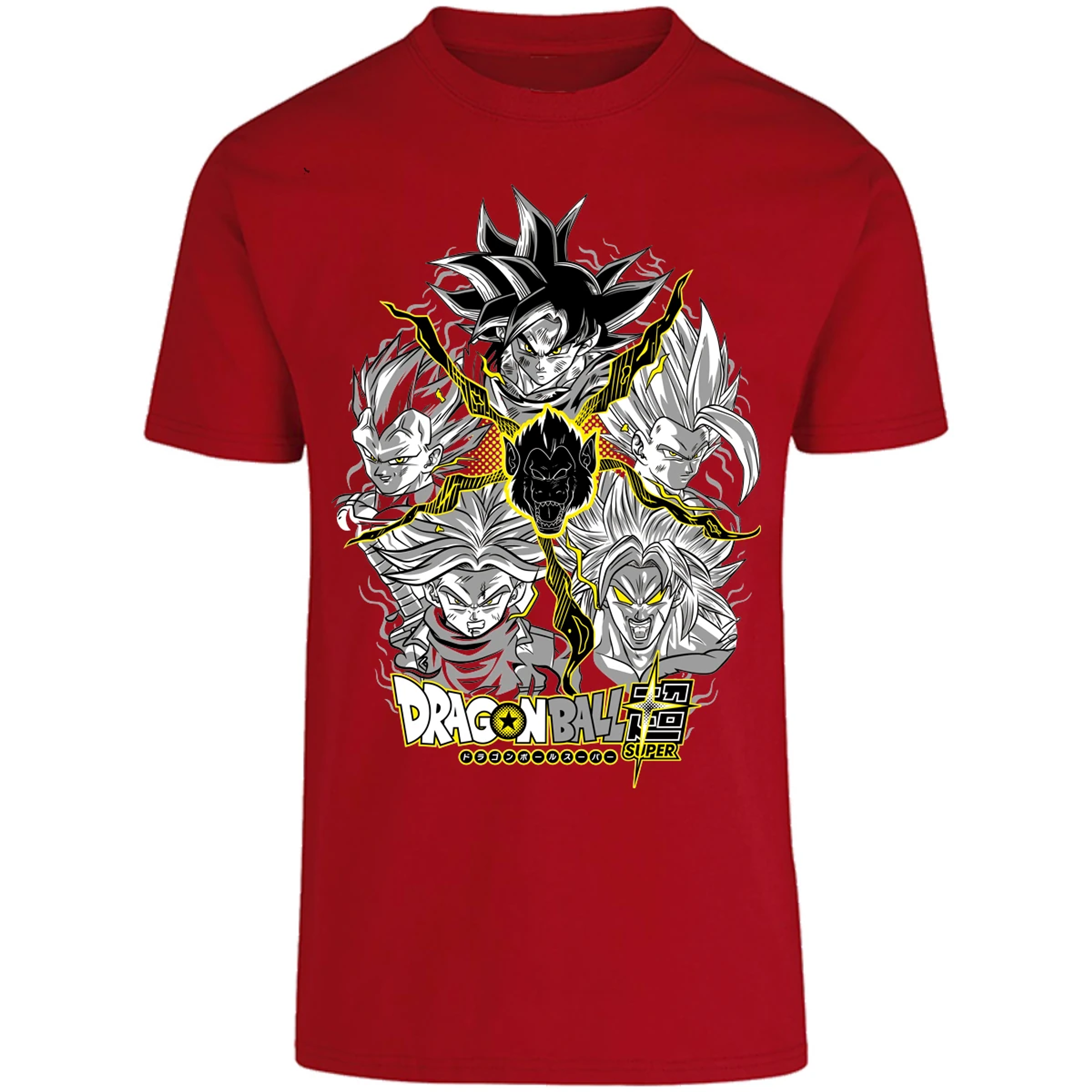 Playera Dragon Ball Saiyans para Adulto 15
