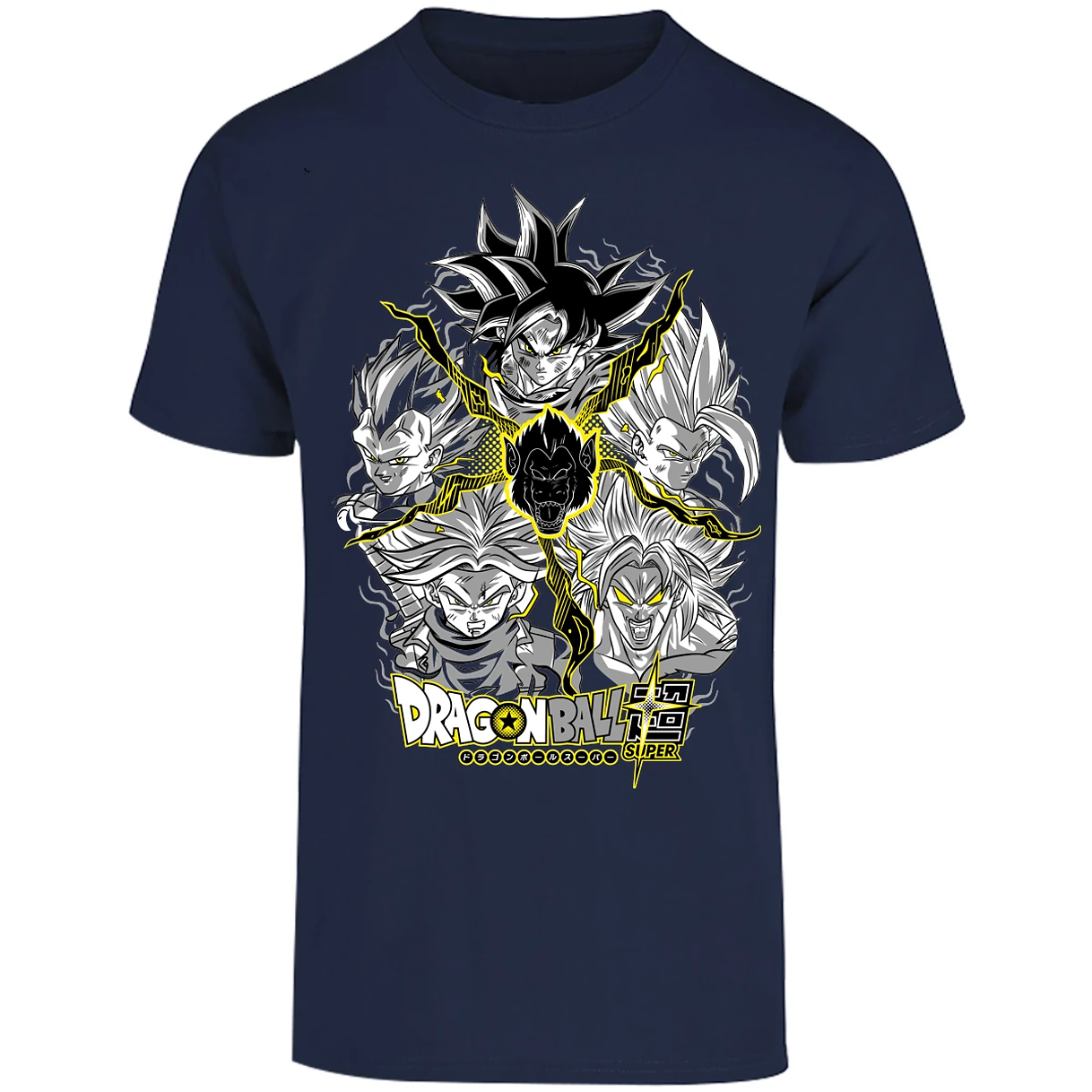 Playera Dragon Ball Saiyans para Adulto 19