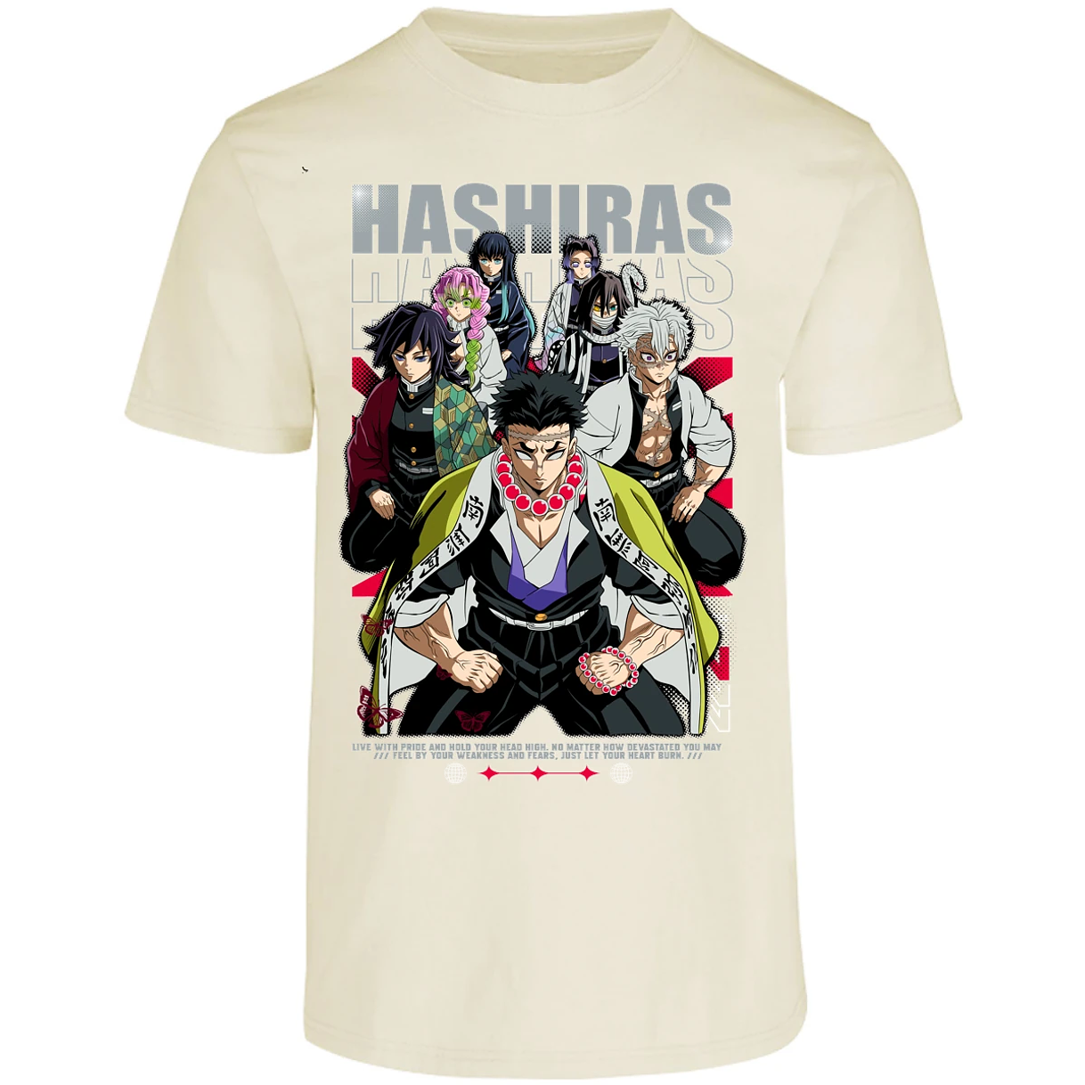 Playera Demon Slayer Hashiras Kimetsu para Adulto 30