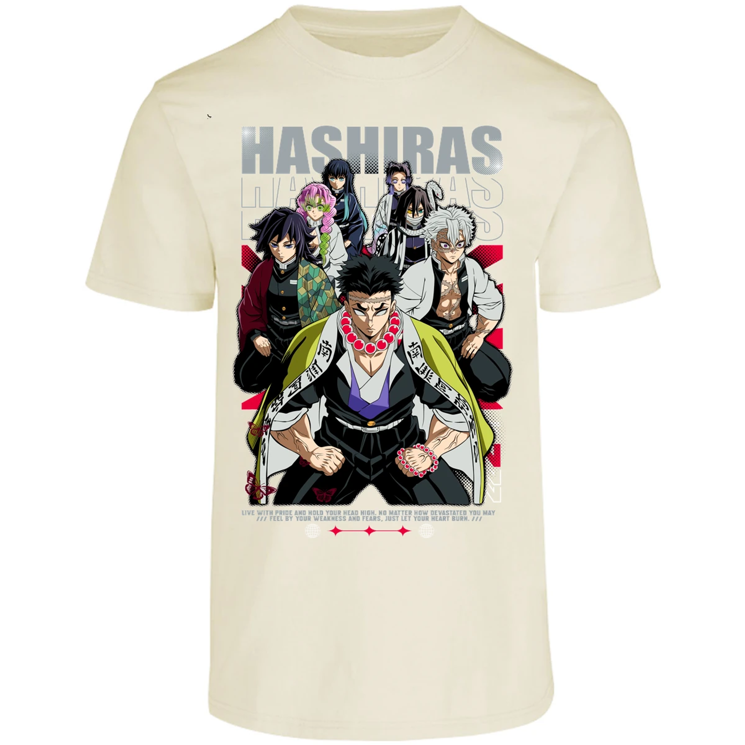 Playera Demon Slayer Hashiras Kimetsu para Adulto 30
