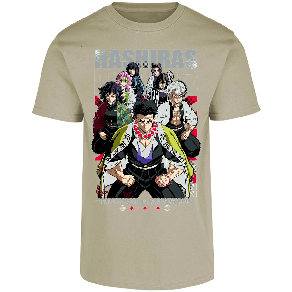 Playera Demon Slayer Hashiras Kimetsu para Adulto 3