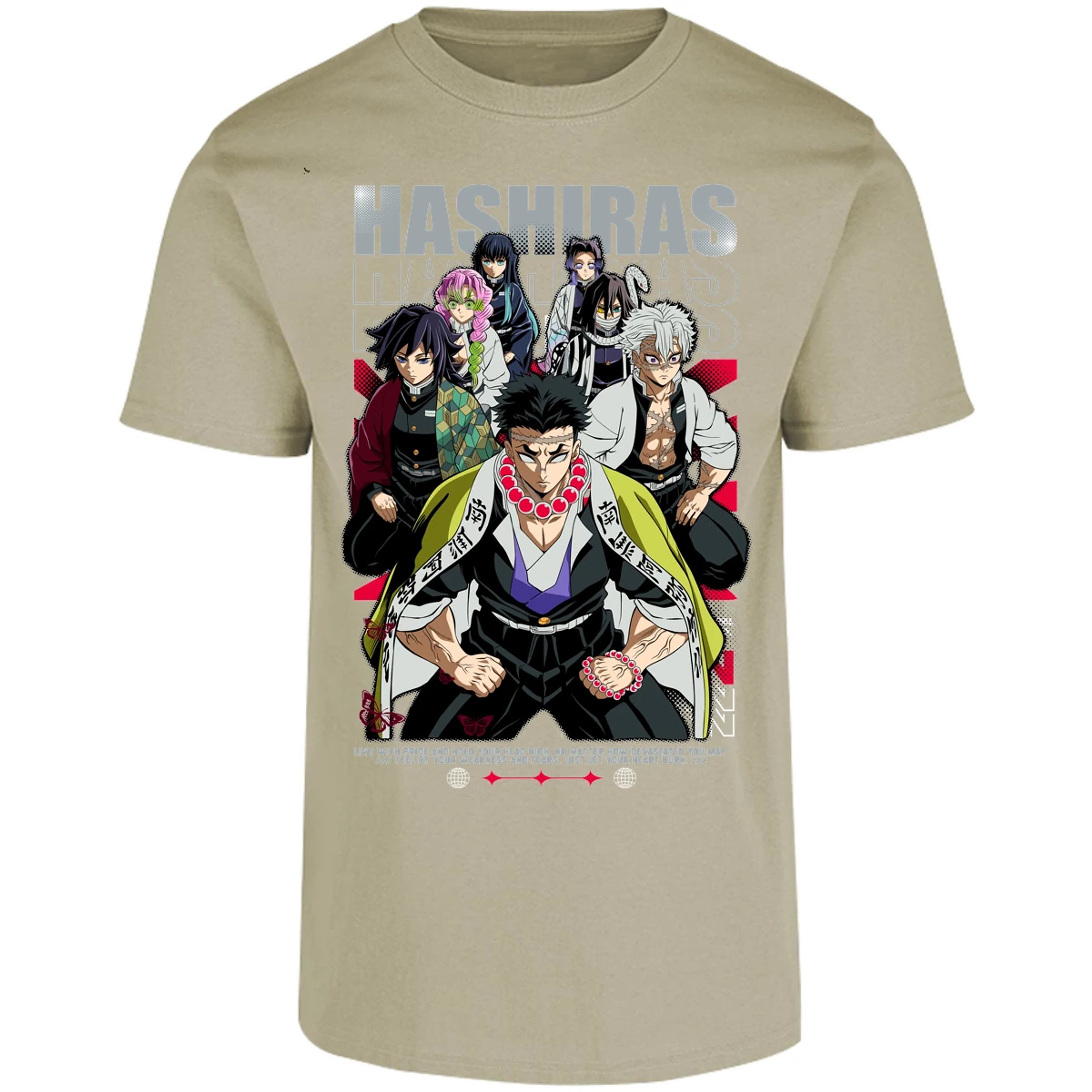 Playera Demon Slayer Hashiras Kimetsu para Adulto 3