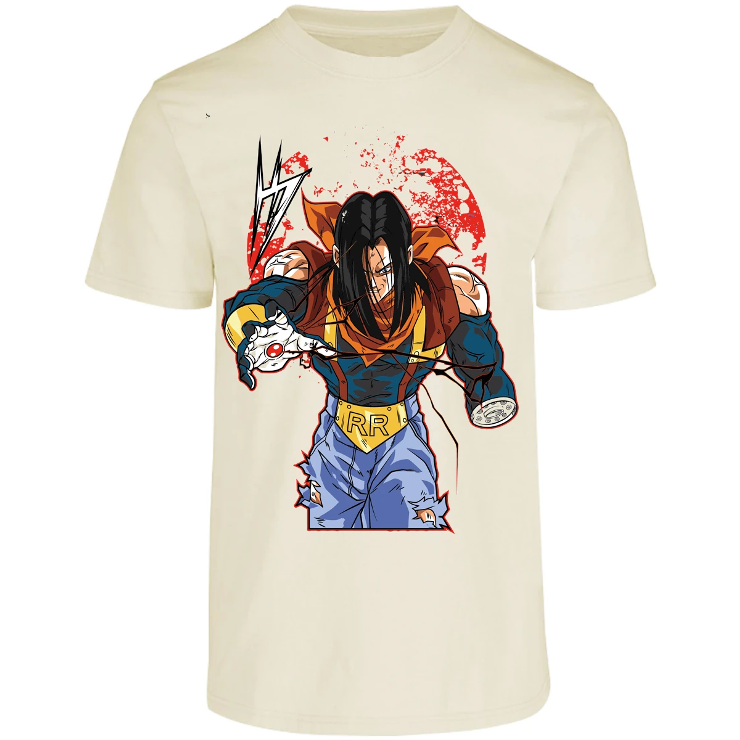 Playera Dragon Ball Super Androide 17 para Adulto 1