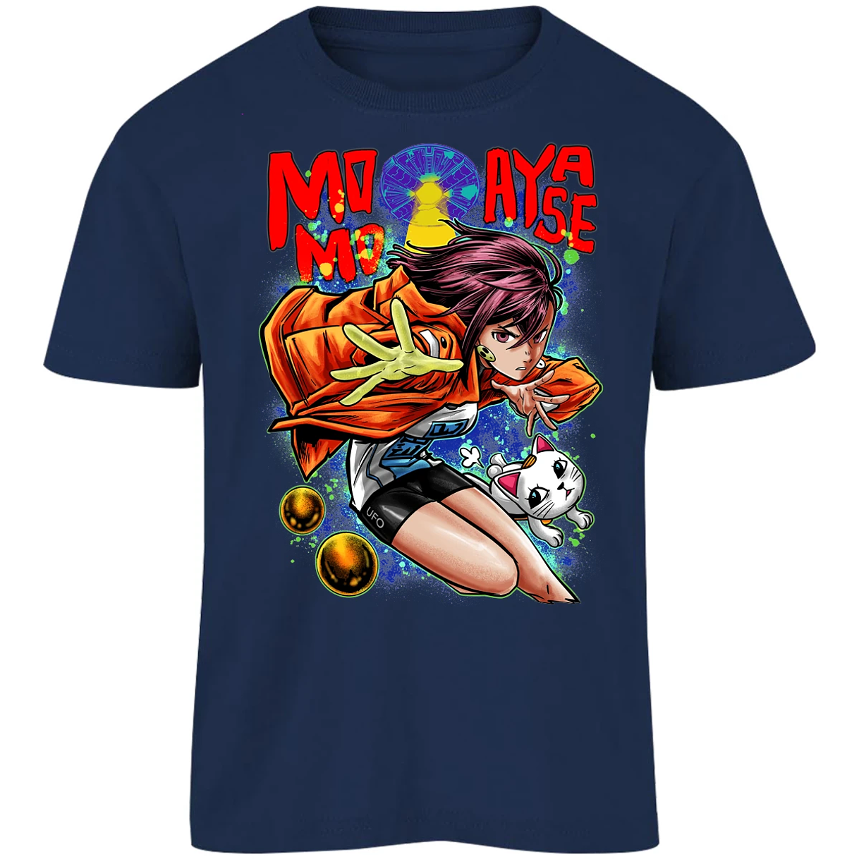 Playera Dandadan Momo S para Niño 4