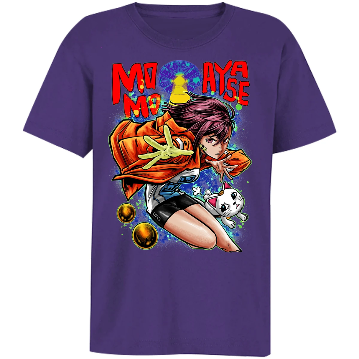 Playera Dandadan Momo S para Niño 13