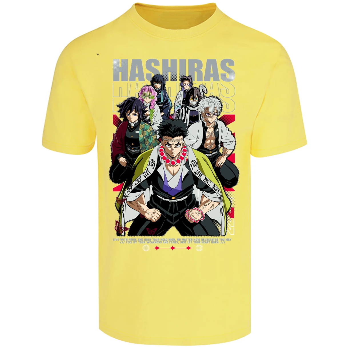 Playera Demon Slayer Hashiras Kimetsu para Adulto 25