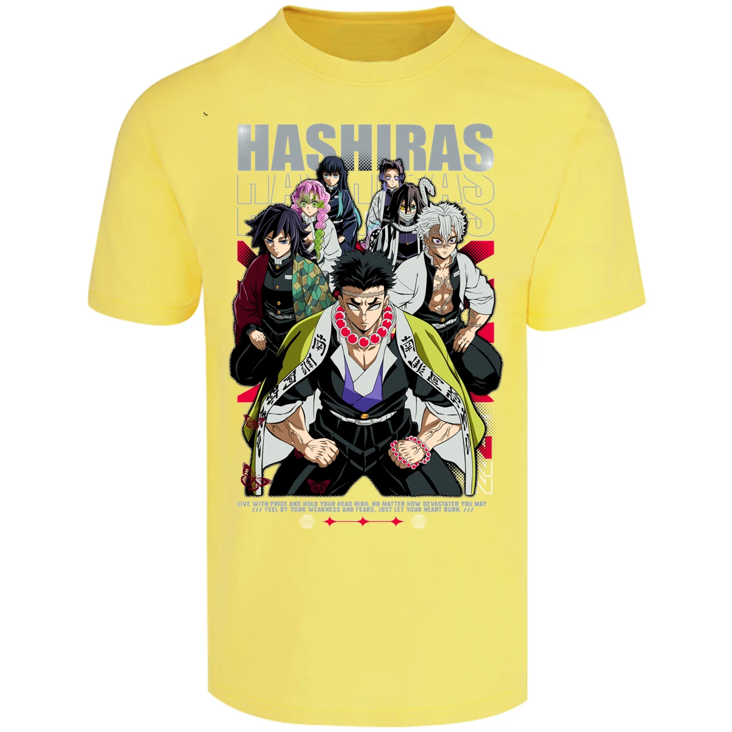 Playera Demon Slayer Hashiras Kimetsu para Adulto 25