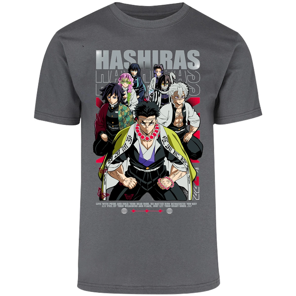 Playera Demon Slayer Hashiras Kimetsu para Adulto 9
