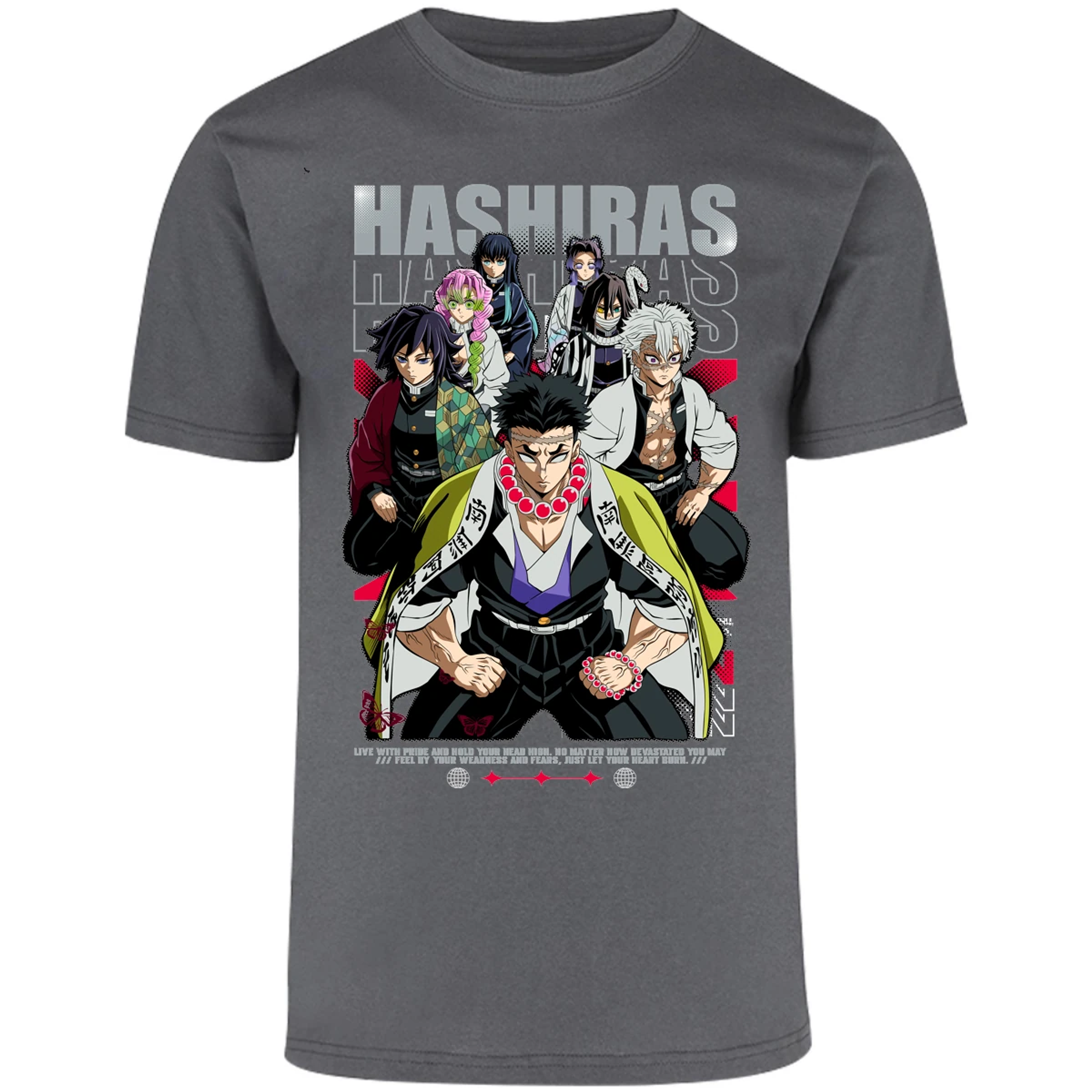 Playera Demon Slayer Hashiras Kimetsu para Adulto 9
