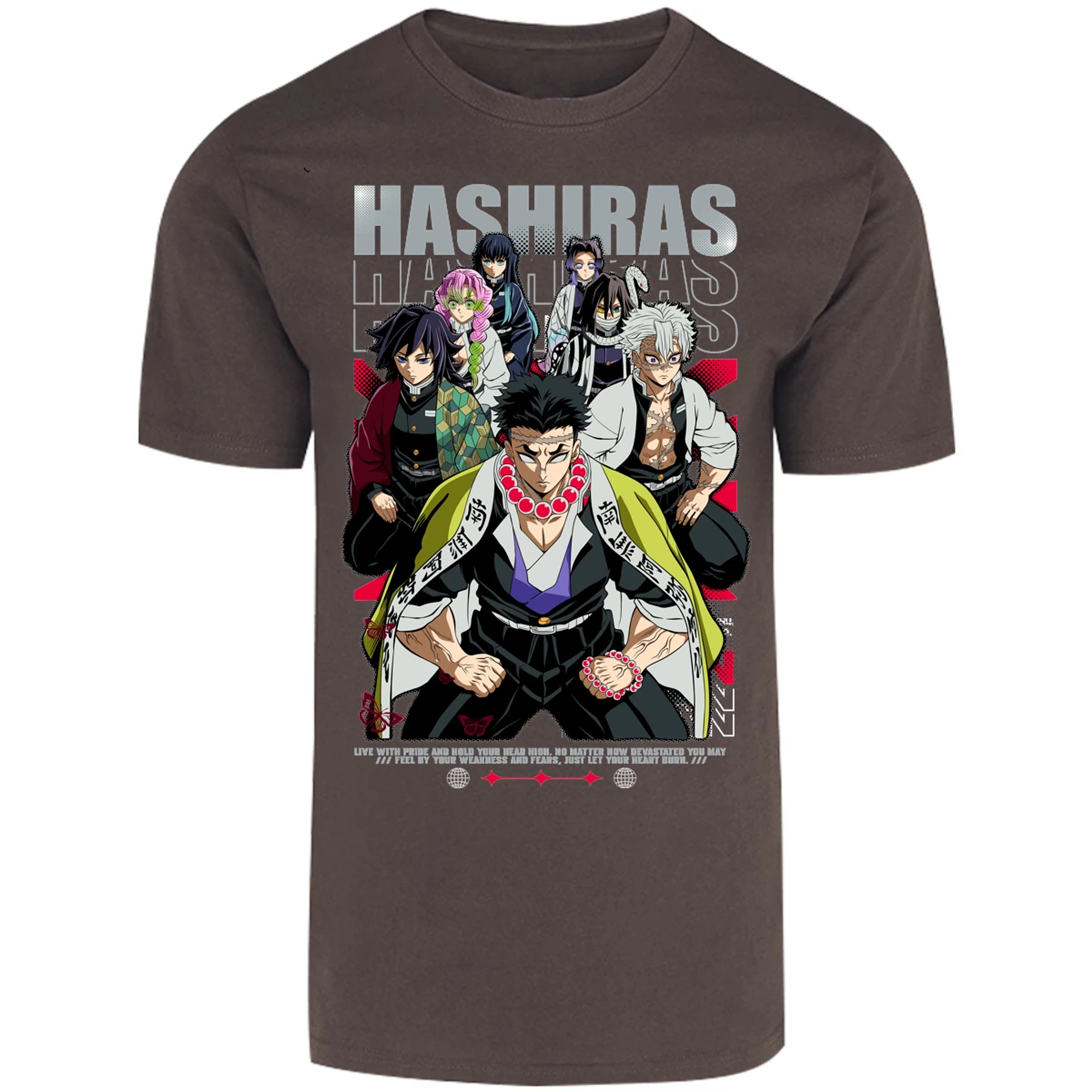 Playera Demon Slayer Hashiras Kimetsu para Adulto 26