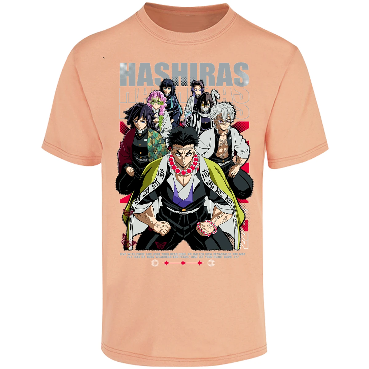 Playera Demon Slayer Hashiras Kimetsu para Adulto 29