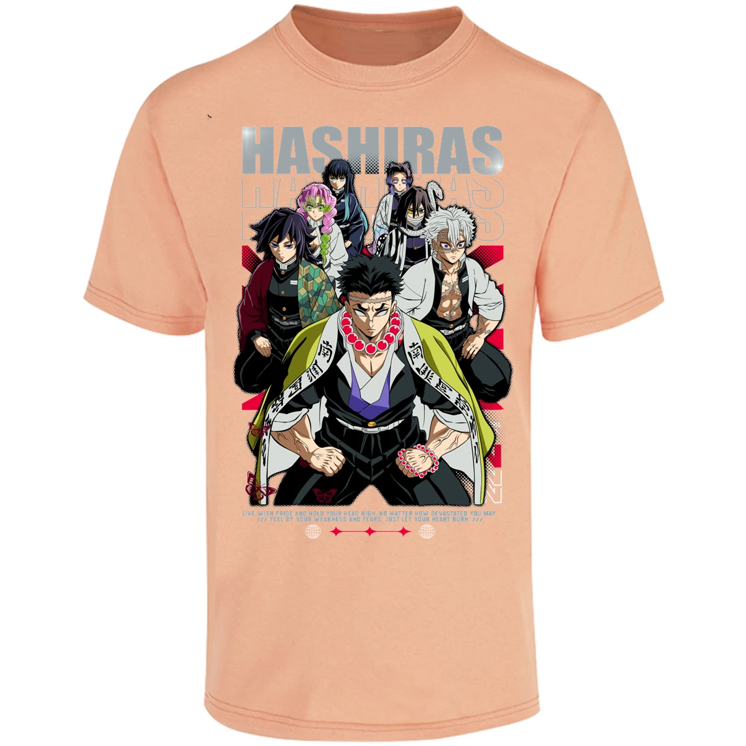 Playera Demon Slayer Hashiras Kimetsu para Adulto 29