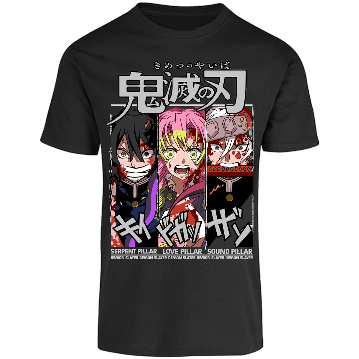 Playera Demon Slayer Iguro Mitsuri Uzui para Adulto 7