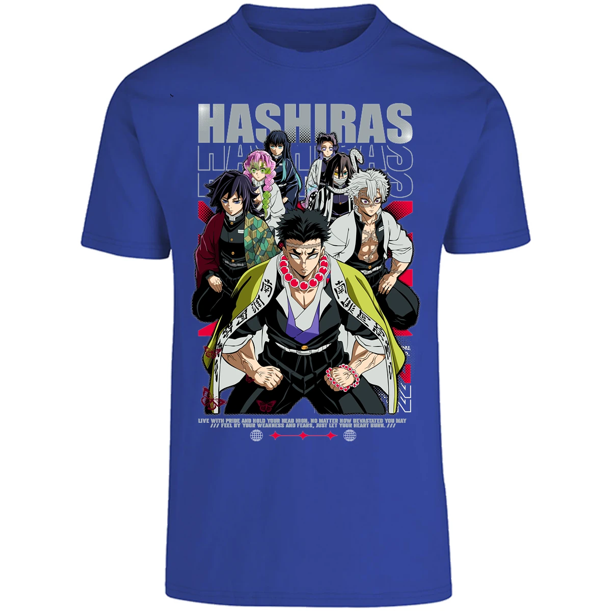 Playera Demon Slayer Hashiras Kimetsu para Adulto 10