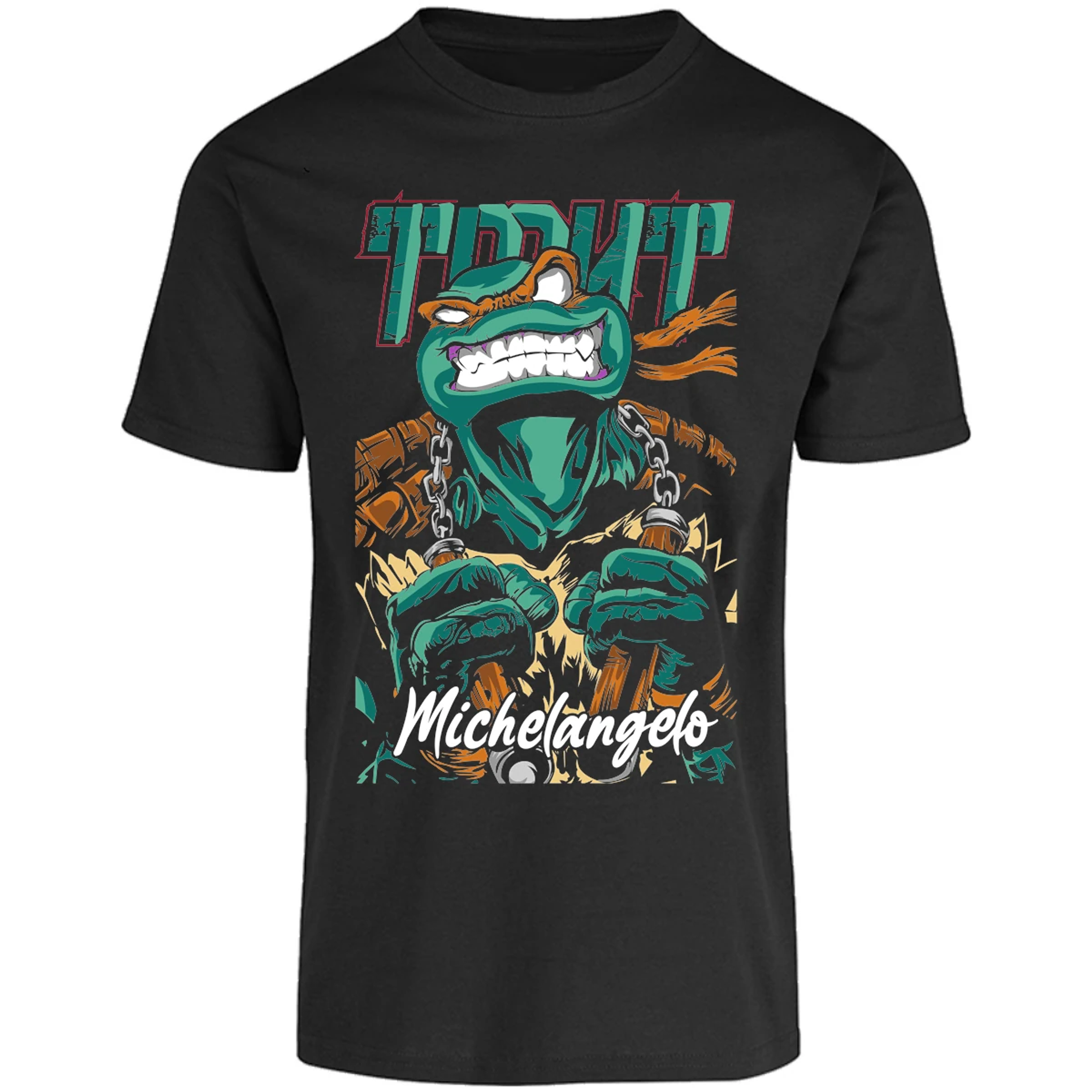 Playera Es De Series Y Peliculas Mickey Tmnt para Adulto 28