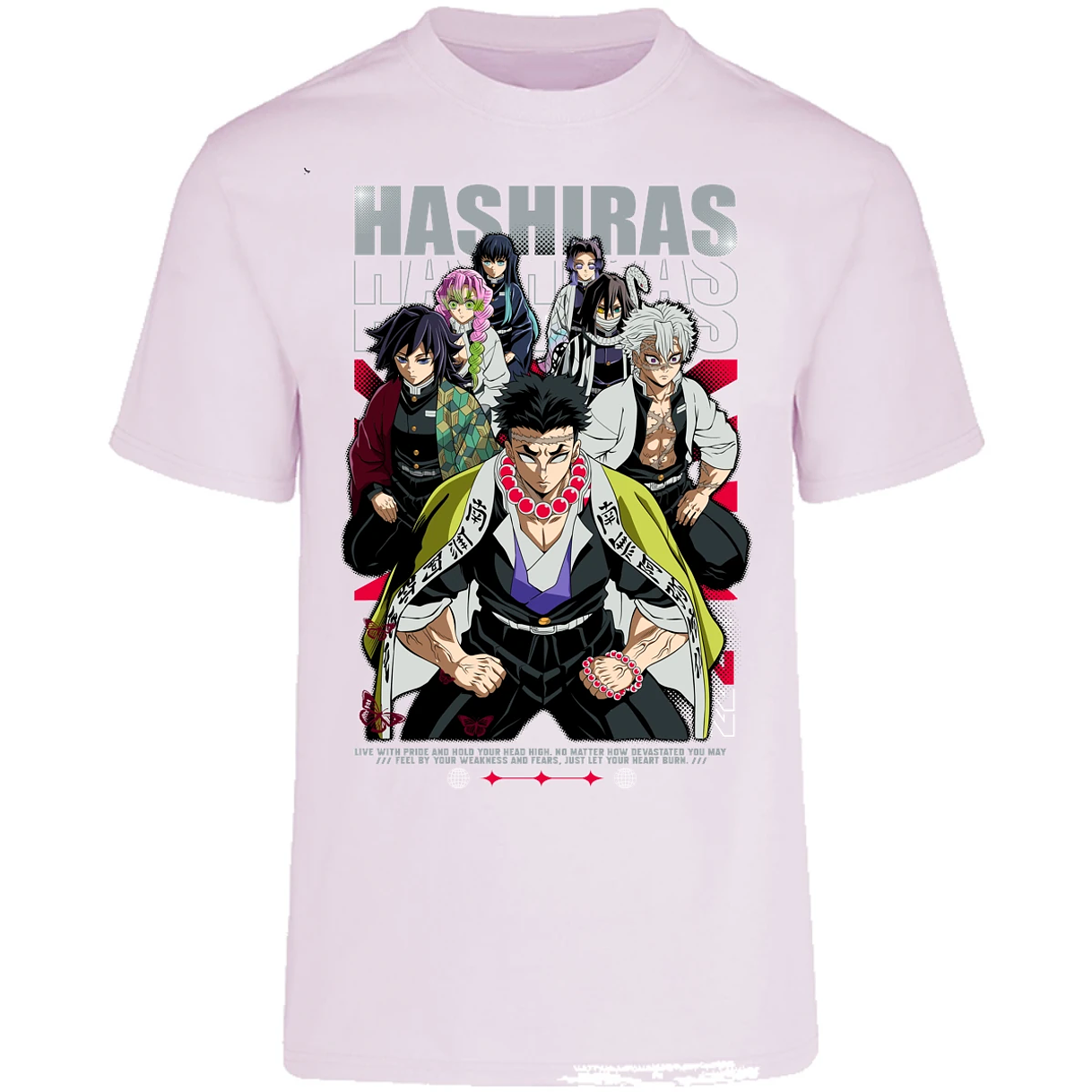 Playera Demon Slayer Hashiras Kimetsu para Adulto 13