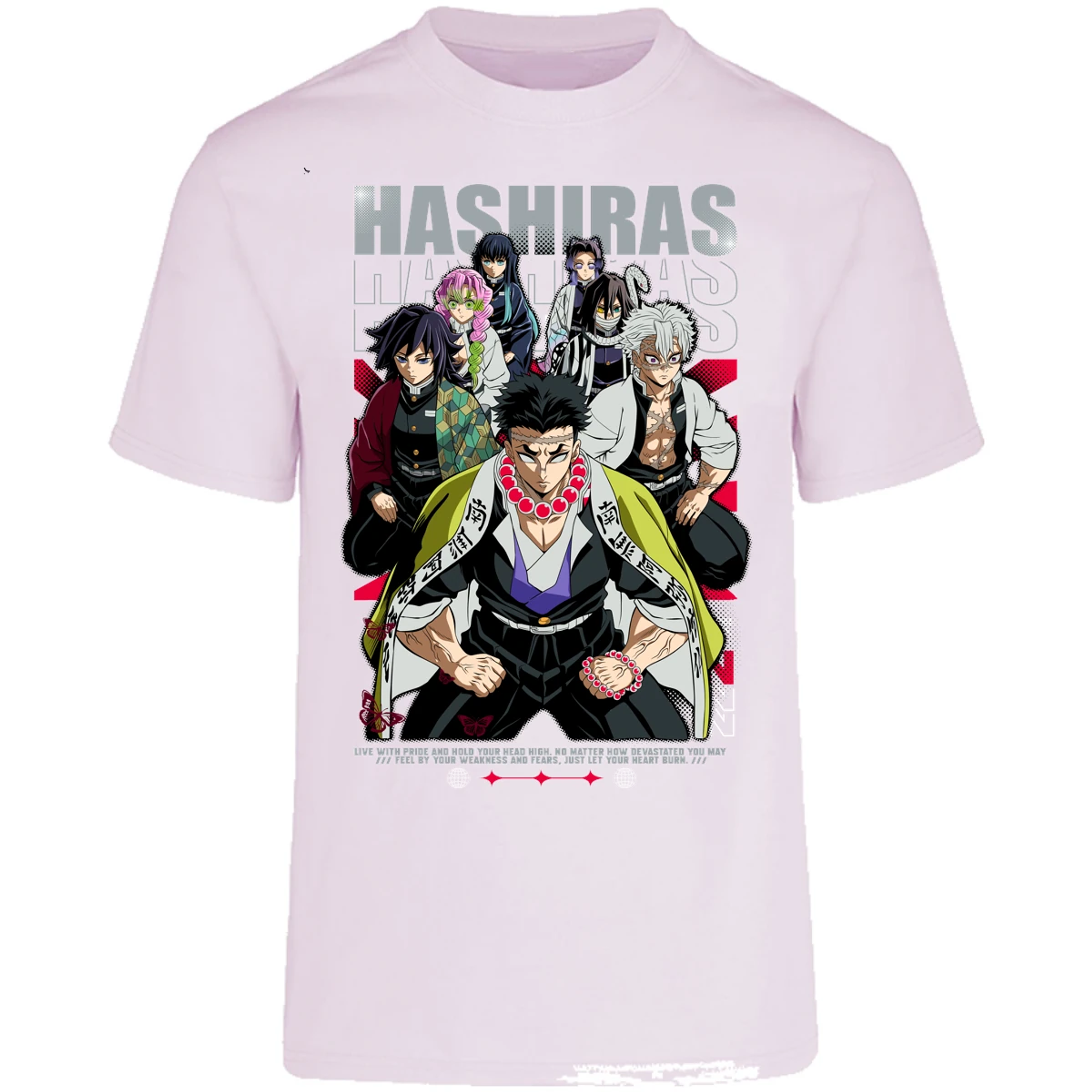 Playera Demon Slayer Hashiras Kimetsu para Adulto 13