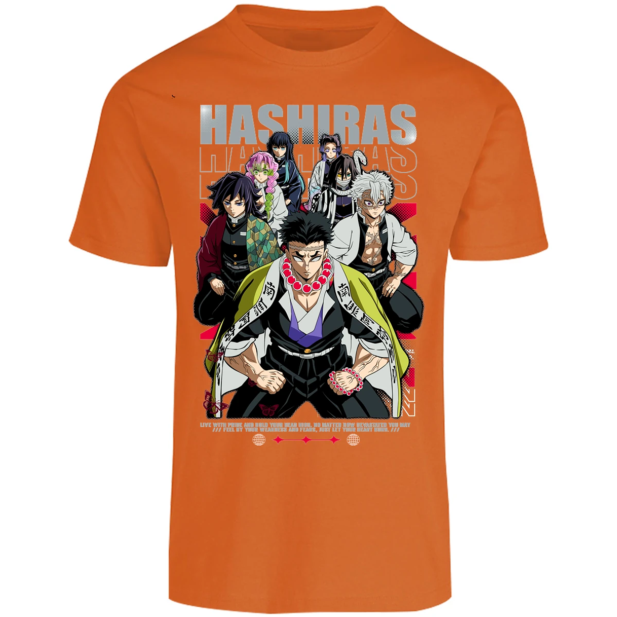Playera Demon Slayer Hashiras Kimetsu para Adulto 15