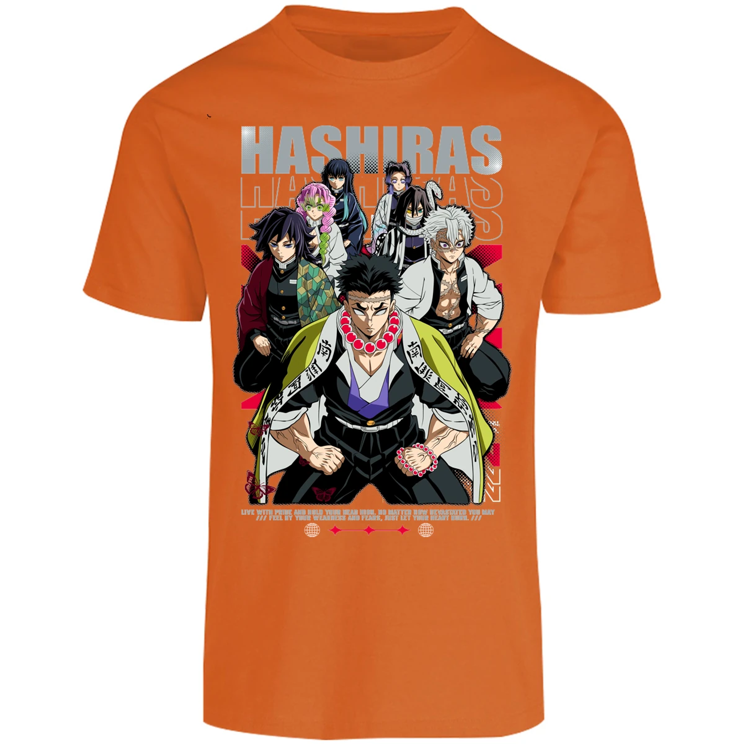 Playera Demon Slayer Hashiras Kimetsu para Adulto 15