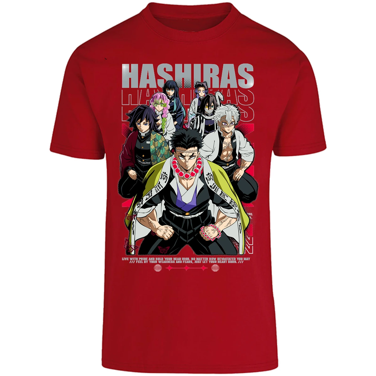 Playera Demon Slayer Hashiras Kimetsu para Adulto 16