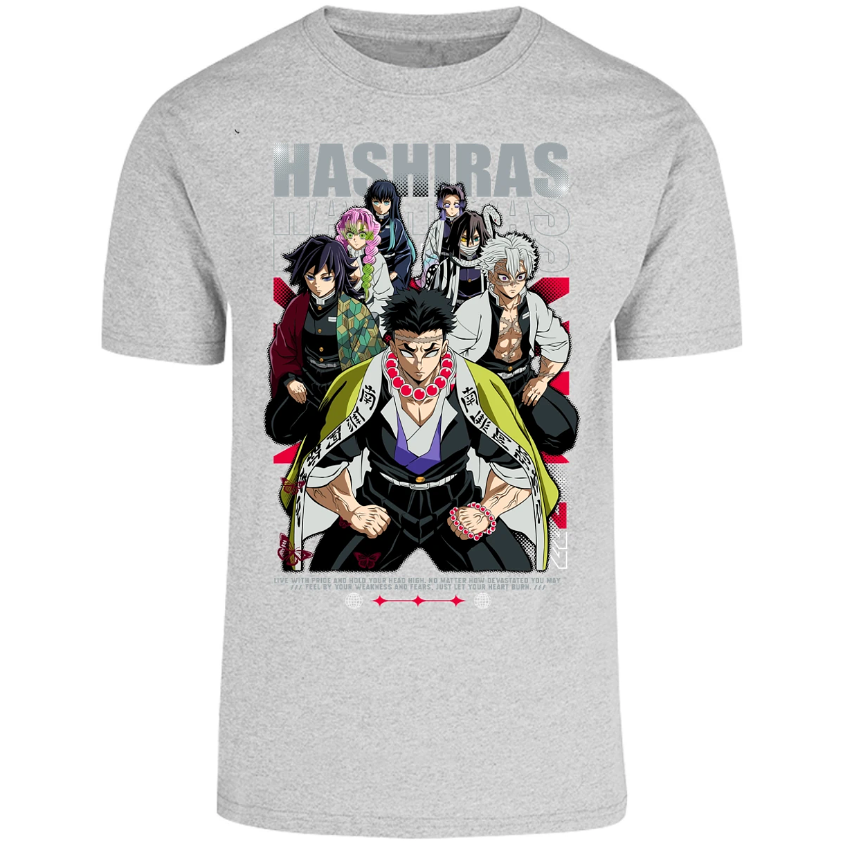 Playera Demon Slayer Hashiras Kimetsu para Adulto 19