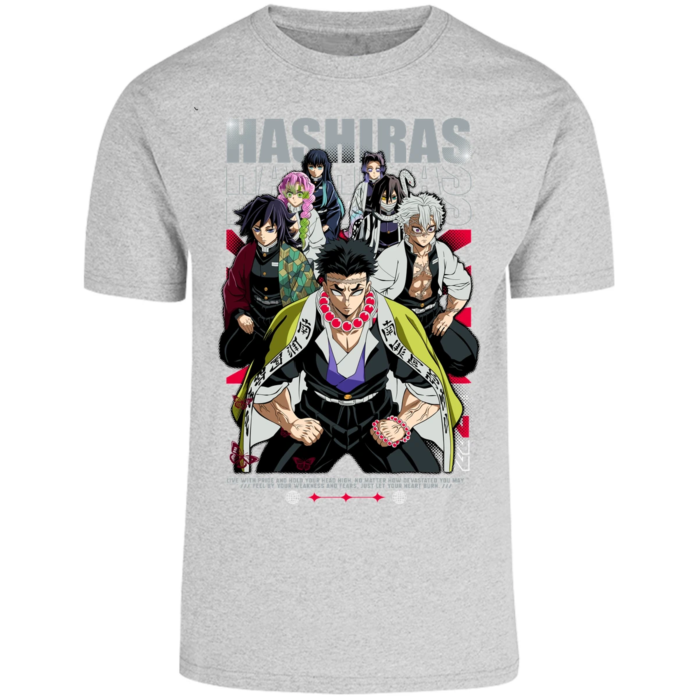 Playera Demon Slayer Hashiras Kimetsu para Adulto 19