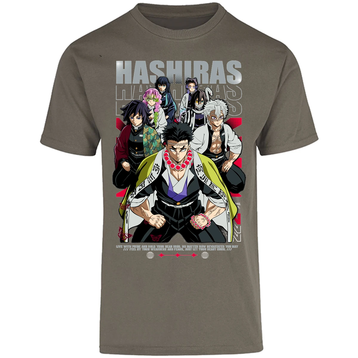 Playera Demon Slayer Hashiras Kimetsu para Adulto 20