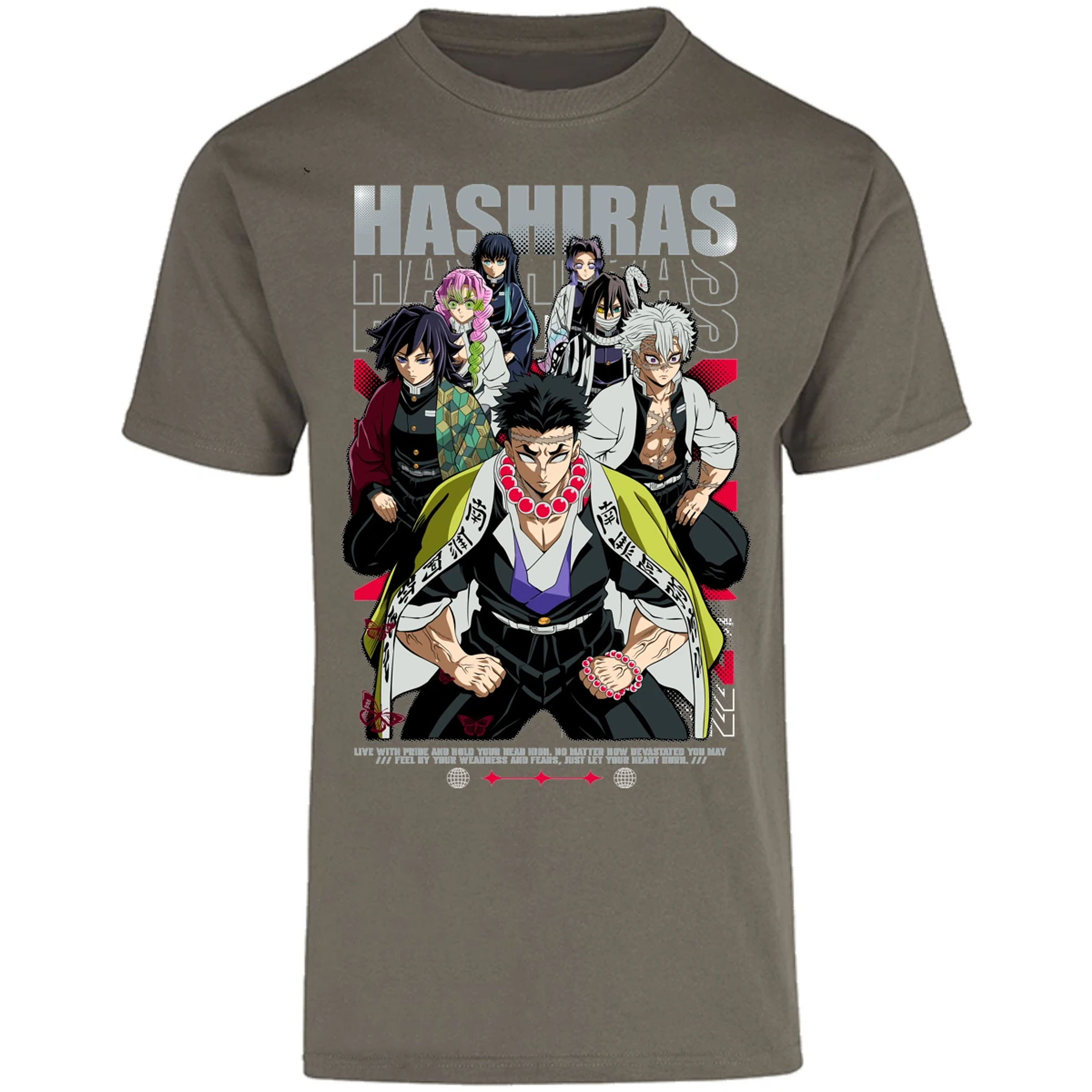 Playera Demon Slayer Hashiras Kimetsu para Adulto 20