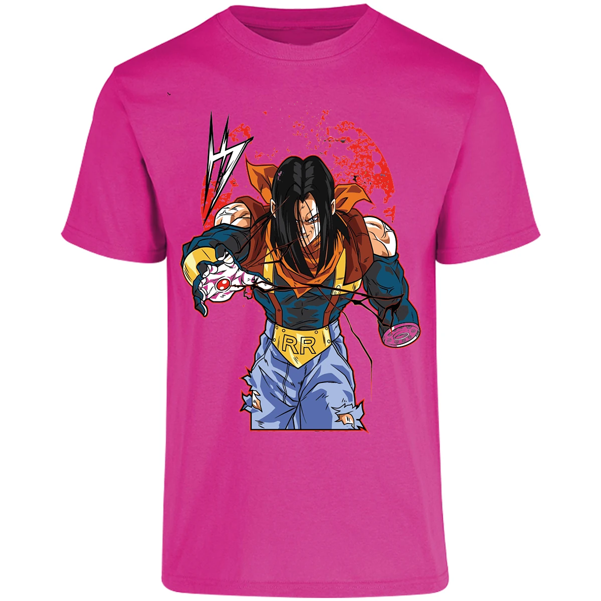 Playera Dragon Ball Super Androide 17 para Adulto 18