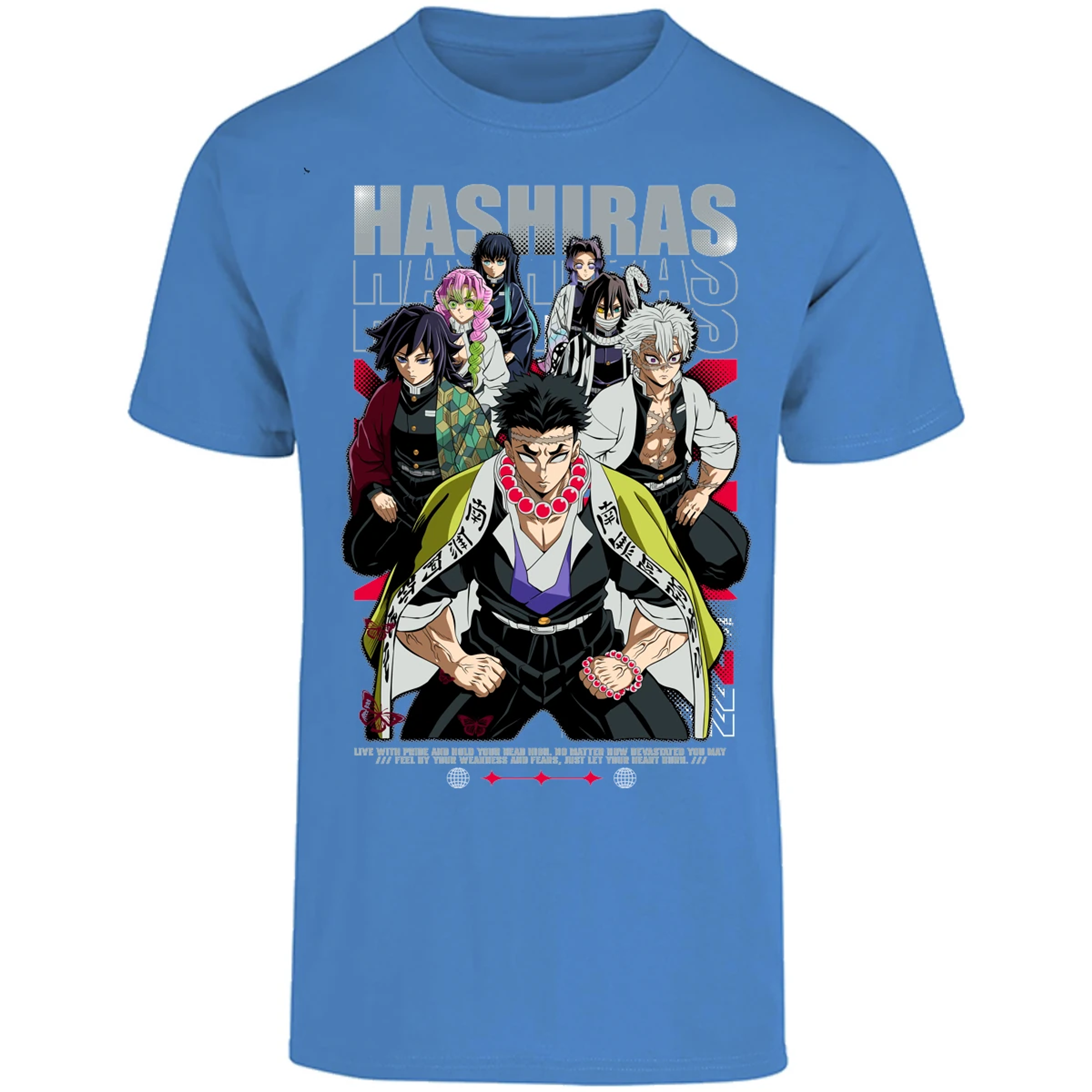 Playera Demon Slayer Hashiras Kimetsu para Adulto 22