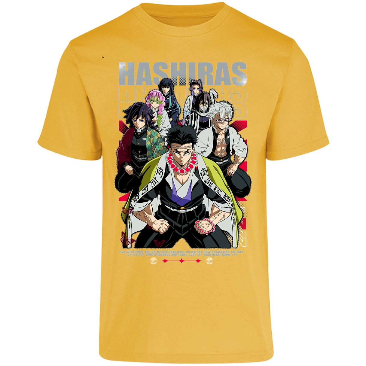Playera Demon Slayer Hashiras Kimetsu para Adulto 28