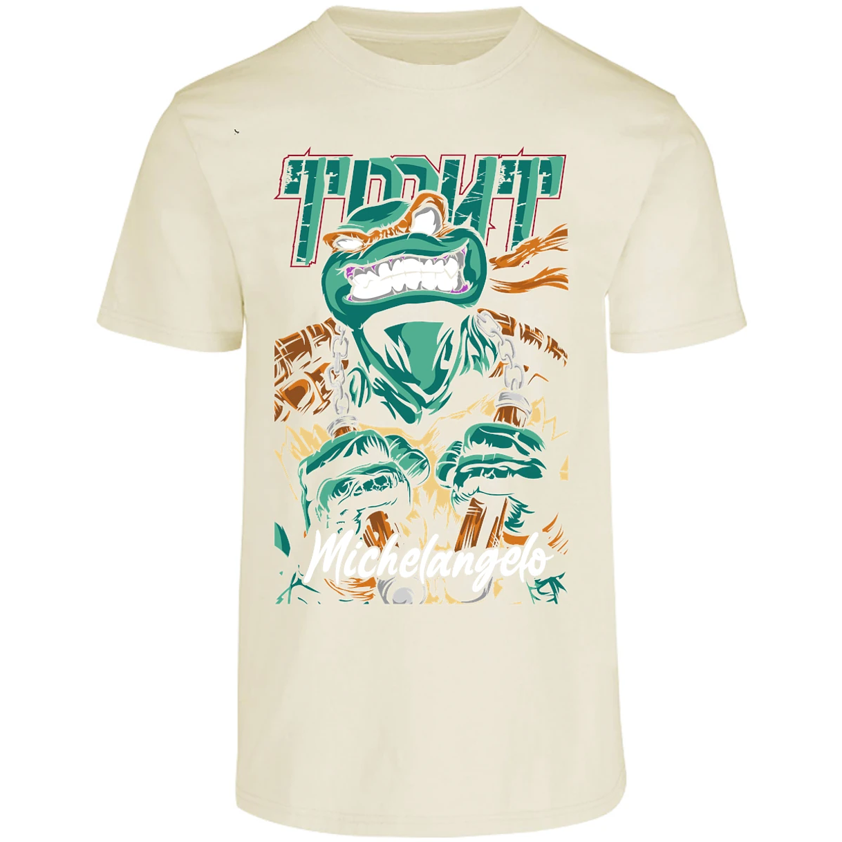 Playera Es De Series Y Peliculas Mickey Tmnt para Adulto 23