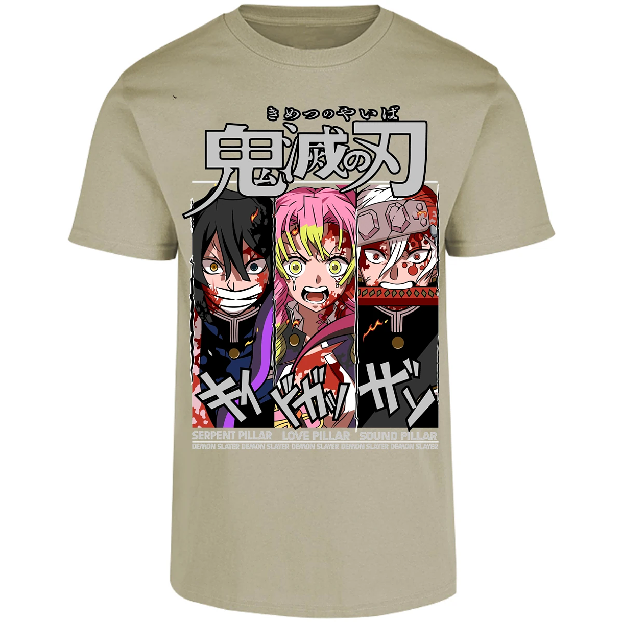 Playera Demon Slayer Iguro Mitsuri Uzui para Adulto 15