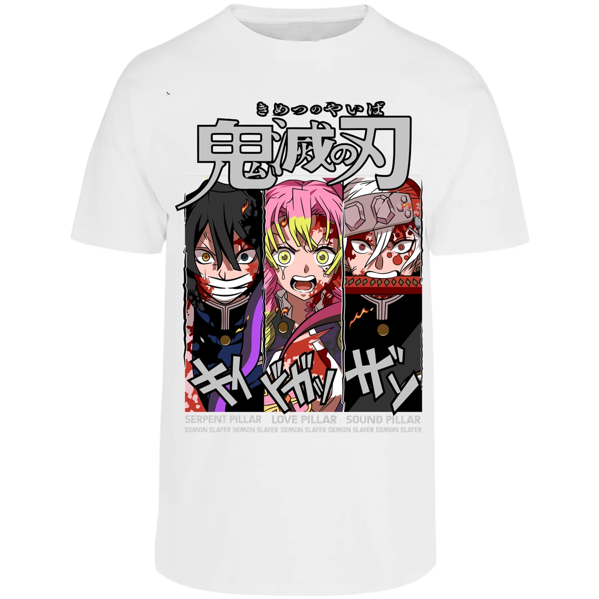 Playera Demon Slayer Iguro Mitsuri Uzui para Adulto 17