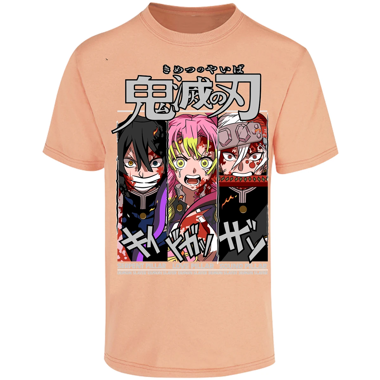 Playera Demon Slayer Iguro Mitsuri Uzui para Adulto 18