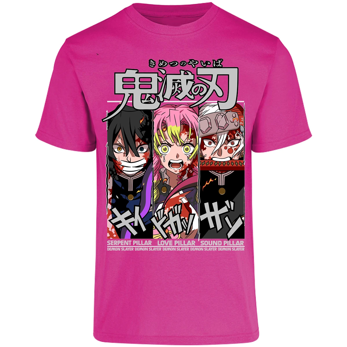 Playera Demon Slayer Iguro Mitsuri Uzui para Adulto 21