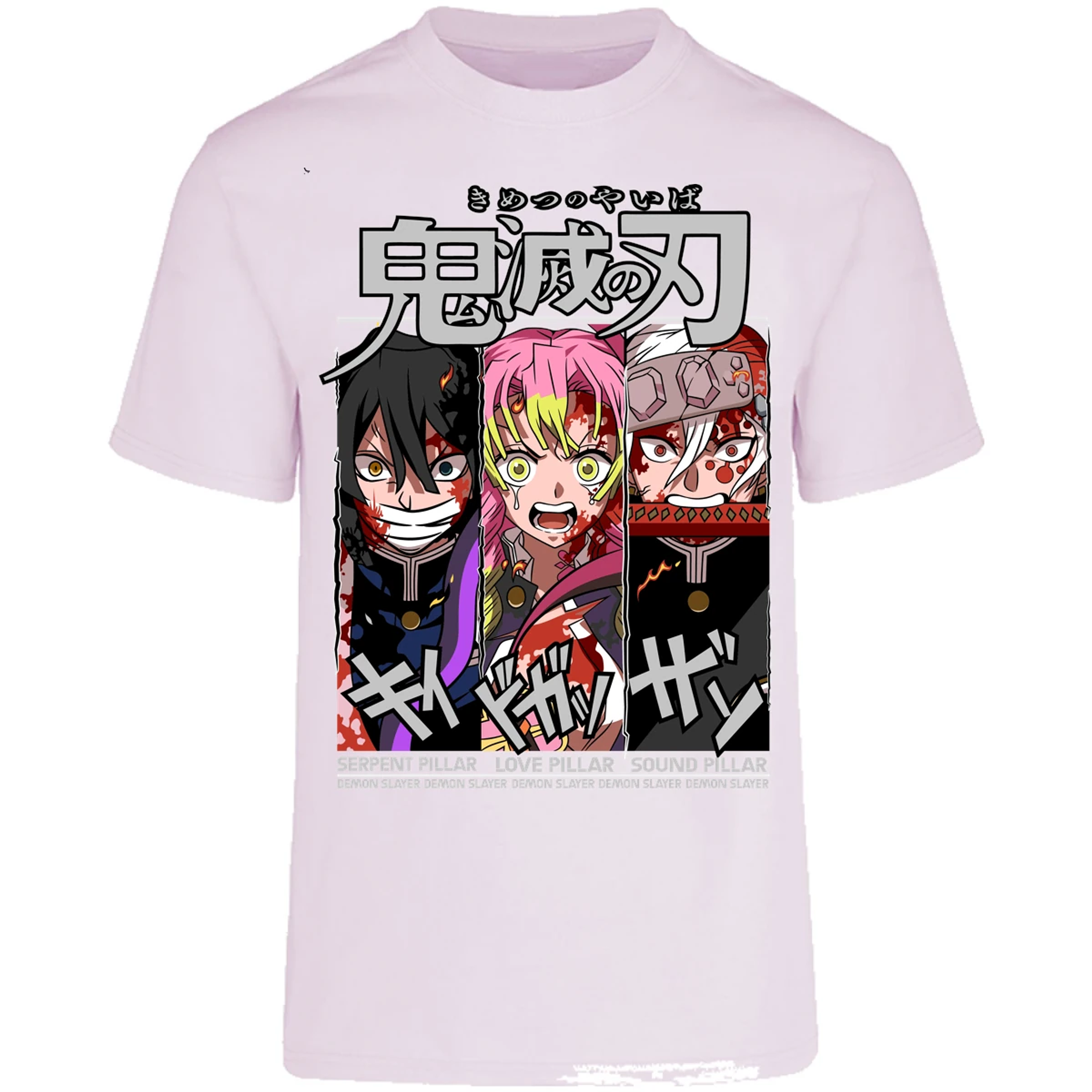 Playera Demon Slayer Iguro Mitsuri Uzui para Adulto 2
