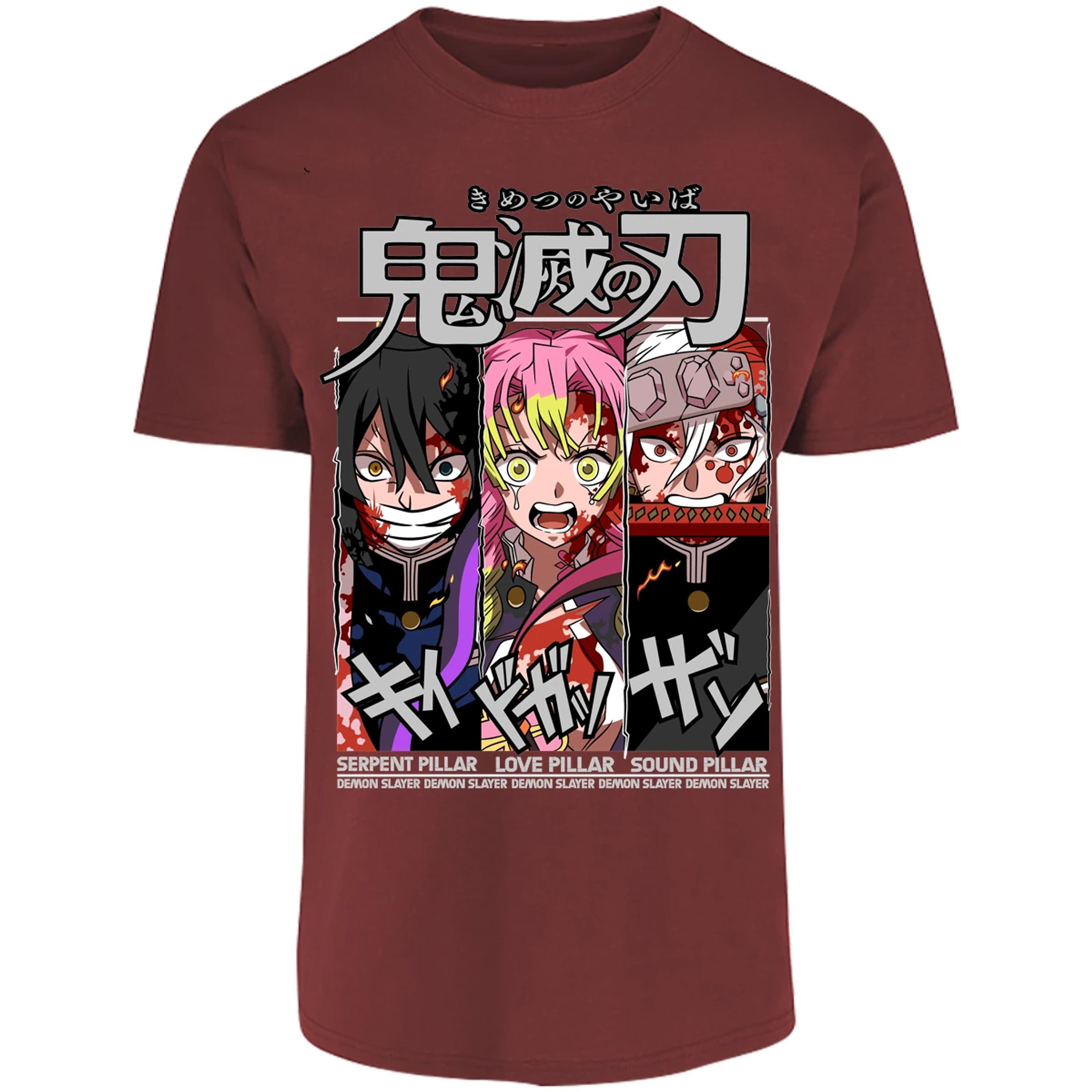 Playera Demon Slayer Iguro Mitsuri Uzui para Adulto 4