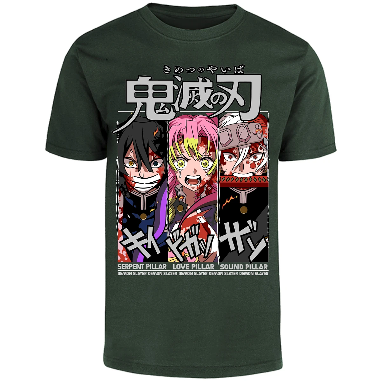 Playera Demon Slayer Iguro Mitsuri Uzui para Adulto 6